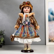 Кукла коллекционная “Цветана в коричневом“ 40 см фото