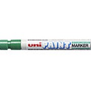 Маркер перманент промышленный UNI Paint PX-21, 0,8-1,2мм, зеленый фото