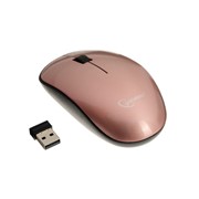Мышь Gembird MUSW-111-RG, беспроводная,оптическая, 1200 dpi, 1xAA, USB, цвет розовое золото фотография
