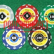 Покерные фишки CROWN (диаметр 39 мм) фото