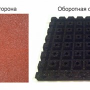 Плитка из резиновой крошки Ecoslab 500х500х40 SP (для укладки на песок) фото
