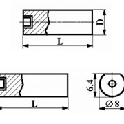 Вставки цилиндрические незаточенные с режущим элементом из Композита-01 (Эльбора-Р) ИС-100