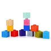 Кубики Pituso Цифры пластиковые 12 штук арт.K999-225 фотография