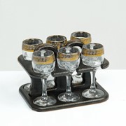 Минибар 6 предметов рюмки 50 мл фото