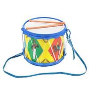 Барабан Тульская игрушка “Гусарский“ с синей окантовкой арт.С2-2 фото