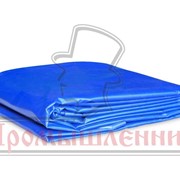 Тент ПВХ 550 г/м2 (6х10 м с люверсами ч/з 0,5 м) синий фото