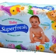 Салфетки Super fresh Baby 72шт. фото