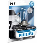 Лампочка авто 12v 55w Галогенная лампа Philips WhiteVision H7 12V 55W (12972WHVB1) фотография