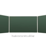 Аудиторная доска (пятиэлементная, настенная) 3432х1012 мм (зелёная) ДА-54 (з) фото