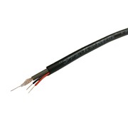 КВК-П-2х0,5 (ЭЛ) черный. Кабель совмещенный уличный, дополнительный экран из фольги УралКабМедь фото