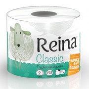 Туалетная бумага «Reina» 4, 2-сл. Белая (12 шт/упак), арт. 2921 фото