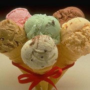 Мороженое йогуртовое фруктовое фотография