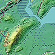 Цифровой топографический план фотография