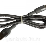 Кабель USB Borofone BX21 Outstanding, USB - Type-C 1 м, серый металлик фотография