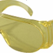 Очки защитные, тип “ОЗОН“ из ударопрочного полистирола - желтые. фото