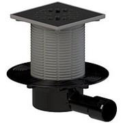 ТП-510PDs Трап ПП 50/40 гориз. выпуск решетка чугун 150х150 /поплавковый сухой затвор/ фото