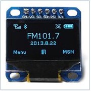 Графічний дисплей LCD OLED 0.96'' 128x64 SPI синій фото