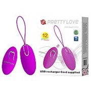 Виброяйцо с нежными волнистыми ребрышками Jacqueline на пульте ДУ фото