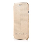 Чехол Hoco for iPhone 6 Crystal Fashion Leather case Golden (HI-L053GO), код 67969 фотография