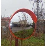 Зеркало сферическое с козырьком ЗС-800 фотография