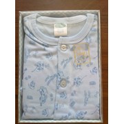 Пижама D&Y baby шортиками с коротким рукавом+слюнявчик фото