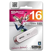 USB накопитель Silicon Power 16GB Luxmini 320 White фото