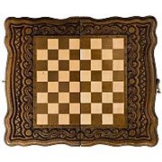 Шахматы + нарды резные “Бриз“ 30, Haleyan (28924) фото