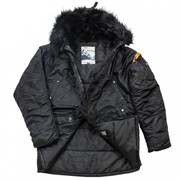 ​ Куртка-аляска мужская черная Denali Black Line. Размеры в наличии XS (РОС 44) - 4XL (РОС 58) фото