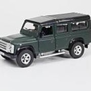UNI-FORTUNE Toys Industrial Ltd. Машина металлическая 1:32 Land Rover Defender, инерционная, темно-зеленый матовый цвет, 16.5 x 7.5 x 554006M(C) фото