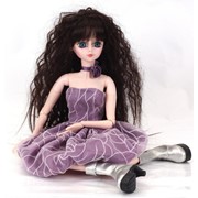 Кукла Анастасия, 60 см, со смен. париком