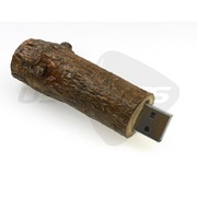 USB флэш-накопители. Деревянная флешка в виде сучка фото