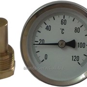 Термометр биметалический 0-120 С ф63мм G1/2