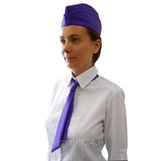 Комплект “Флай“ фиолетовый (пилотка и галстук) (стюардессы) фотография