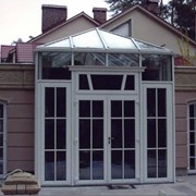 Входная группа сверхним светом фото