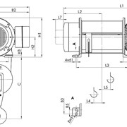 Таль электрическая 13T 0147, г/п -2 тонн, в/п -36 метра, пр-во Болгария фото