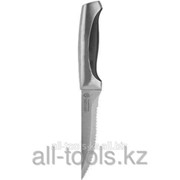Нож Legioner Ferrata для стейка, рукоятка с металлическими вставками, лезвие из нержавеющей стали, 110мм Код:47946 фото