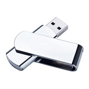 USB-флешка металлическая поворотная на 32 ГБ 3.0, глянец фото