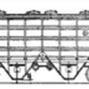 Перевозки грузовые крытыми вагонами - 4-осный хоппер для цемента, модель 11-715