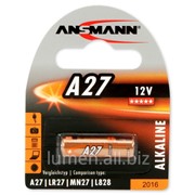 Алкалиновая батарейка ANSMANN A27-12V Premium фотография
