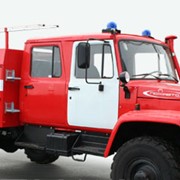 Автоцистерна пожарная АЦ 1,0-40 ГАЗ-3308 экипаж 5 чел. насос в заднем отсеке фото