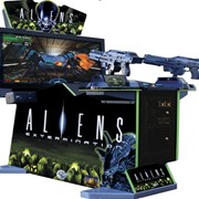 Игровой аппарат симулятор стрельбы Aliens 42“ фото