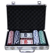 Покерный набор в алюминиевом кейсе (200 фишек) фотография