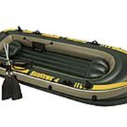 Лодка надувная Seahawk 400 Set (351Х145Х48 см) + весла, насос, 2 подушки. Арт. 68351 фотография