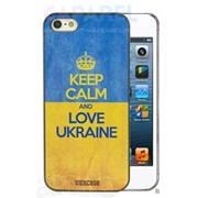 Чехол накладка Ukrcase keep calm-1 для iPhone 4/4s фото