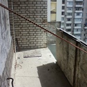 Срезать плиты балкона