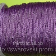 Шнур синтетический для плетения браслетов Шамбала. Цвет фиолетовый (1,5 мм)