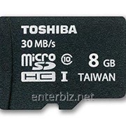 Карта памяти MicroSDHC 8GB UHS-1 Toshiba Class 10+adapter (SD-C008UHS1(6A) фотография