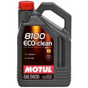 100% синтетическое энергосберегающее моторное масло (Mid-SAPS) 8100 ECO-CLEAN 5W30 5л - 841551 фотография
