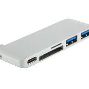 Адаптер Red Line Type-C Multiport Adapter Silver фото
