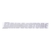 Шильдик металлопластик SW “BRIDGESTONE“ Серый 145*15мм (наклейка) фото